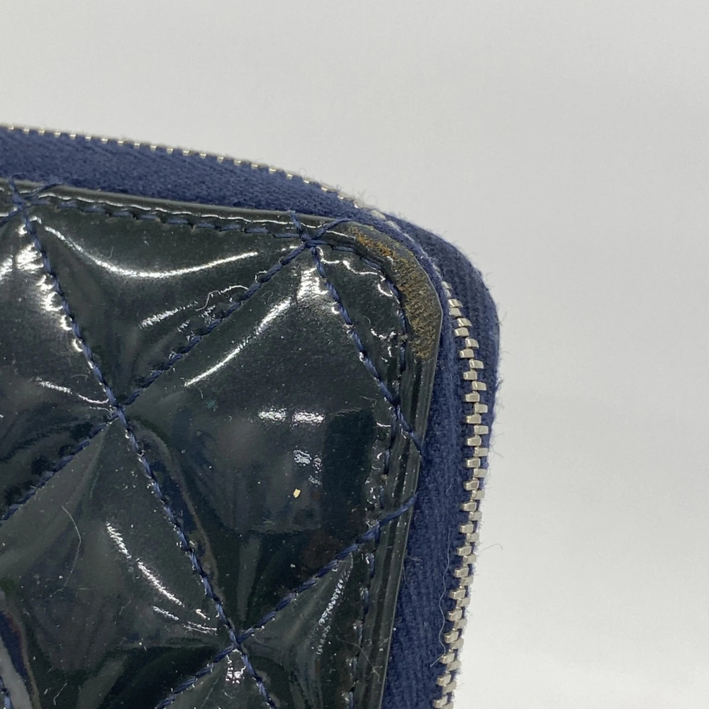 CHANEL Authentic Blue Leather Wallet - Picture 5 of 12